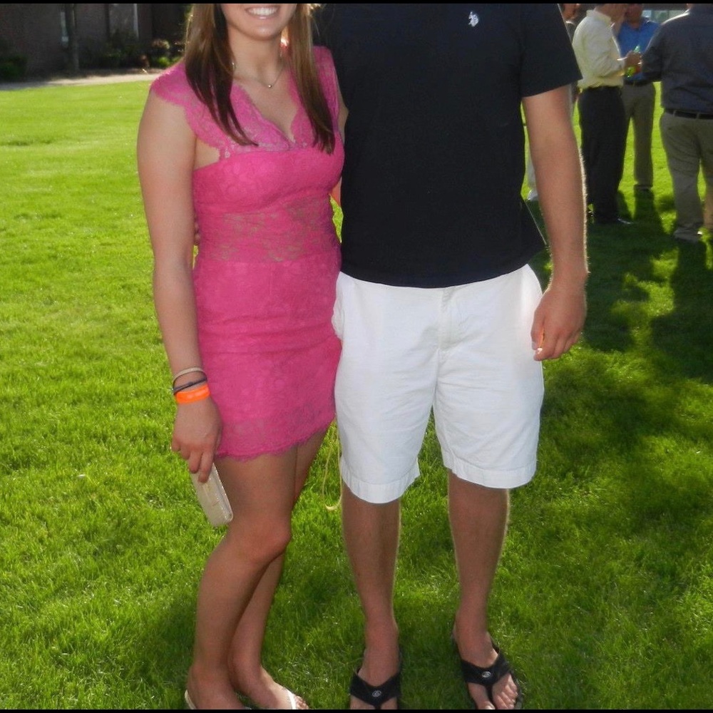 Illusion cutout Bcbgmaxazria  dress